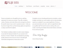 Tablet Screenshot of fujifloraldesign.com